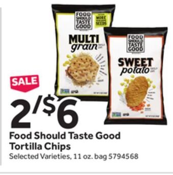 Stop&Shop Food should taste good tortilla chips offer