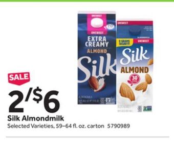Stop&Shop Silk almondmilk offer
