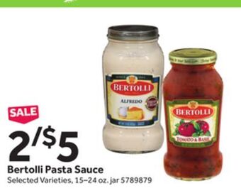 Stop&Shop Bertolli pasta sauce offer