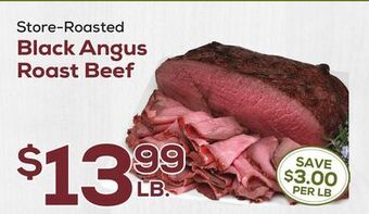 DeCicco & Sons Black angus roast beef offer