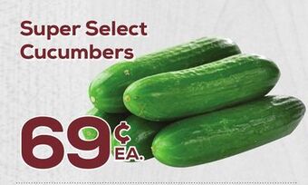 DeCicco & Sons Super select cucumbers offer