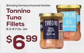 DeCicco & Sons Tonnino tuna fillets offer