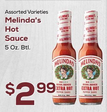 DeCicco & Sons Melinda's hot sauce offer