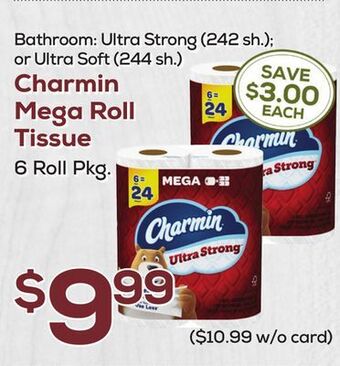 DeCicco & Sons Charmin mega roll tissue offer