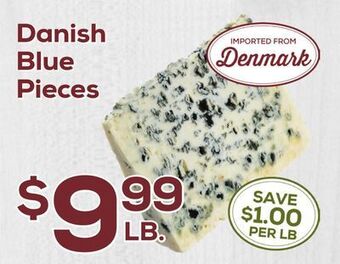 DeCicco & Sons Danish blue pieces offer
