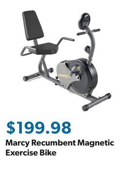 Sam's Club Marcy recumbent magnetic exercise bike offer