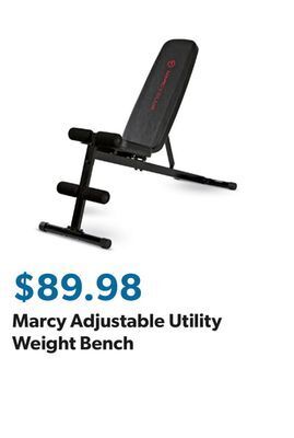 Sam's Club Marcy adjustable utility weight bench offer