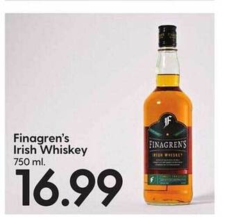 Hy-Vee Finagren's irish whiskey offer