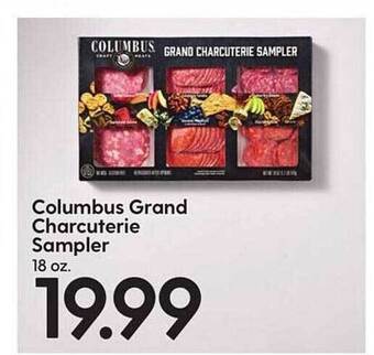 Hy-Vee Columbus grand charcuterie sampler offer