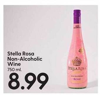 Hy-Vee Stella rosa non-alcoholic wine offer