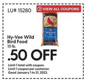 Hy-Vee Hy-vee wild bird food offer