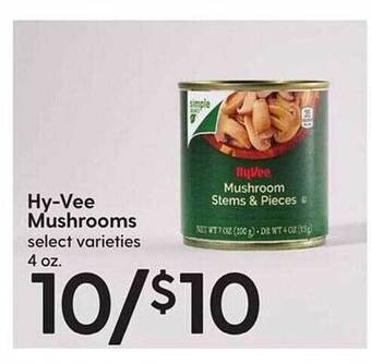 Hy-Vee Hy-vee mushrooms offer