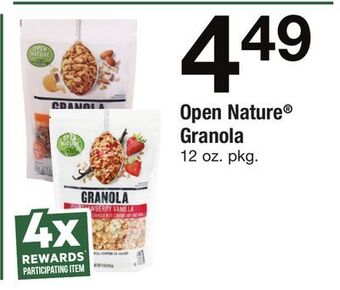 ACME Open nature® granola offer