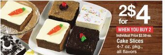 ACME Cake slices offer