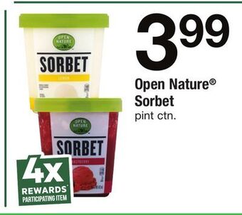 ACME Open nature® sorbet offer