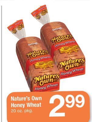 ACME Nature's own honey wheat offer