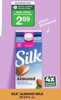 ACME Silk® almond milk offer
