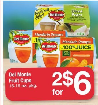 ACME Del monte fruit cups offer