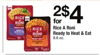 ACME Rice a roni ready to heat & eat offer