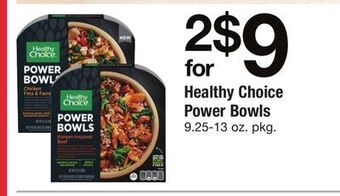 ACME Healthy choice power bowls offer