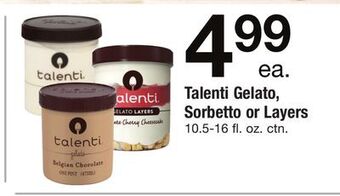 ACME Talenti gelato, sorbetto or layers offer
