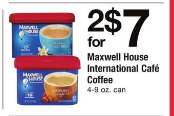 ACME Maxwell house international café coffee offer