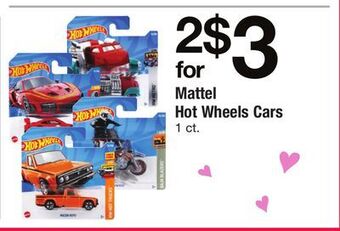 ACME Mattel hot wheels cars offer