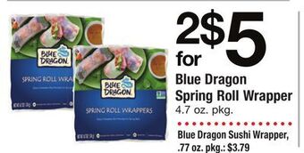 ACME Blue dragon spring roll wrapper offer