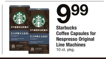 ACME Starbucks coffee capsules for nespresso original line machines offer