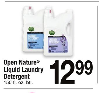 ACME Open nature® liquid laundry detergent offer