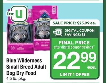 ACME Blue wilderness small breed adult dog dry food offer