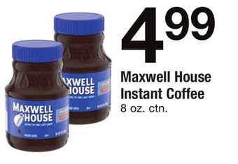 ACME Maxwell house instant coffee offer
