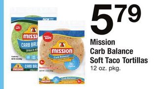 ACME Mission carb balance soft taco tortillas offer