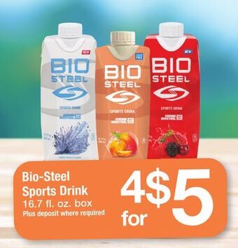 ACME Bio-steel sports drink offer