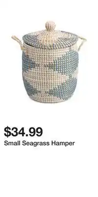 TJ Maxx Small seagrass hamper offer