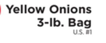 ShopRite Yellow onions 3-lb. bag offer
