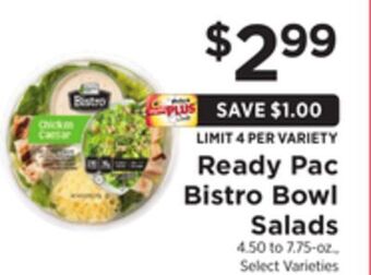 ShopRite Bistro bowl salads offer