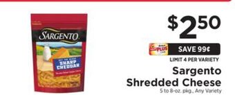 ShopRite Shredded cheese offer
