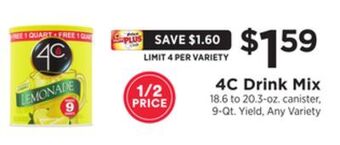 ShopRite Drink mix offer