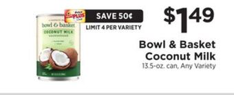 ShopRite Coconut milk offer