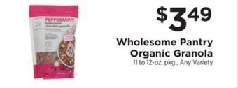 ShopRite Organic granola offer