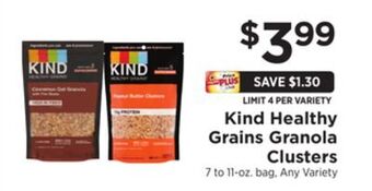 ShopRite Healthy grains granola clusters offer