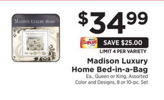 ShopRite Luxury home bed-in-a-bag offer
