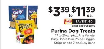 ShopRite Dog treats offer