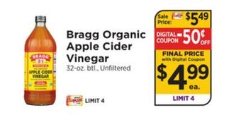 Organic apple cider vinegar
