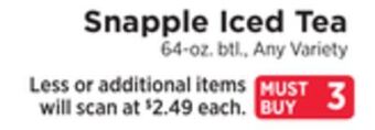 ShopRite Iced tea offer