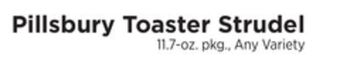 ShopRite Toaster strudel offer