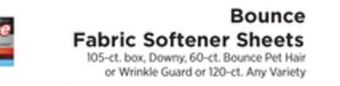 ShopRite Fabric softener sheets offer