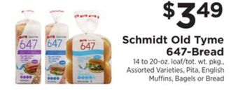 ShopRite Old tyme 647-bread offer