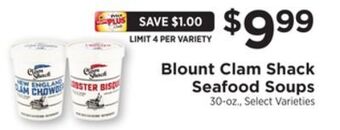 ShopRite Clam shack seafood soups offer